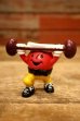 画像1: ct-240214-35 General Foods / Kool-Aid Man 1980's PVC Figure "Weight Lifter" (1)