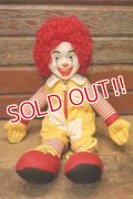 ct-240214-24 McDonald's / Ronald McDonald 1980's Doll