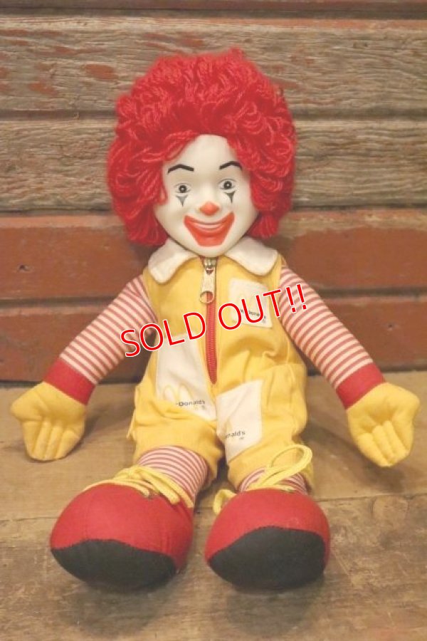 画像1: ct-240214-24 McDonald's / Ronald McDonald 1980's Doll