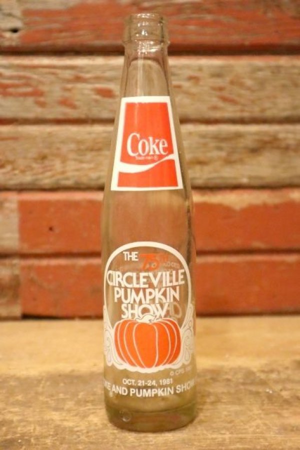 画像1: dp-230101-65 THE 75th CIRCLEVILLE PUMPKIN SHOW / 1981 Coca Cola Bottle