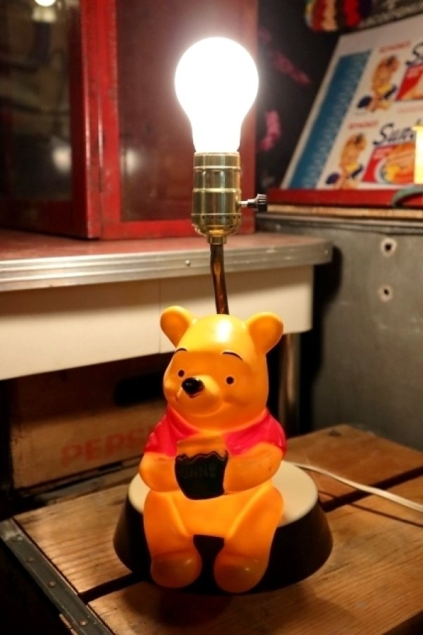画像1: ct-231001-59 Winnie the Pooh / 1970's Nursery light