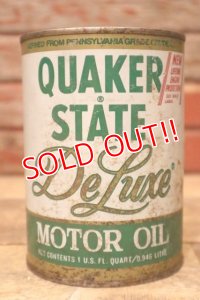 dp-240207-18 QUAKER STATE / De Luxe Motor Oil One U.S. Quart Can
