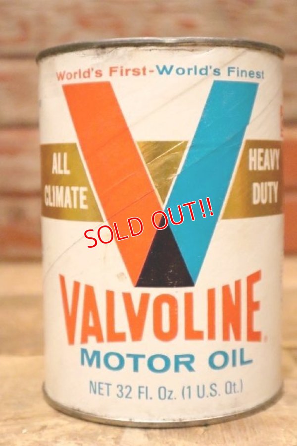 画像1: dp-240207-18 VALVOLINE / MOTOR OIL One U.S. Quart Can