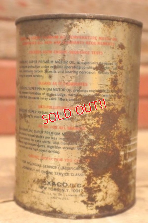 画像3: dp-240207-18 TEXACO / HAVOLINE Motor Oil One U.S. Quart Can