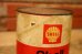 画像2: dp-240207-18 SHELL / X-100 U.S. One Quart Motor Oil Can (2)