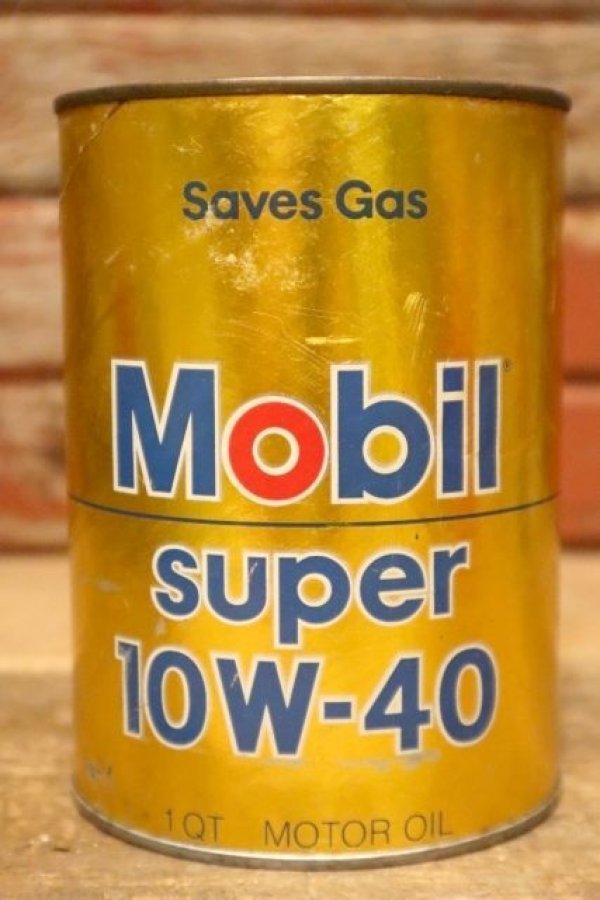 画像1: dp-240207-18 Mobil / Super 10W-40 U.S. One Quart Oil Can