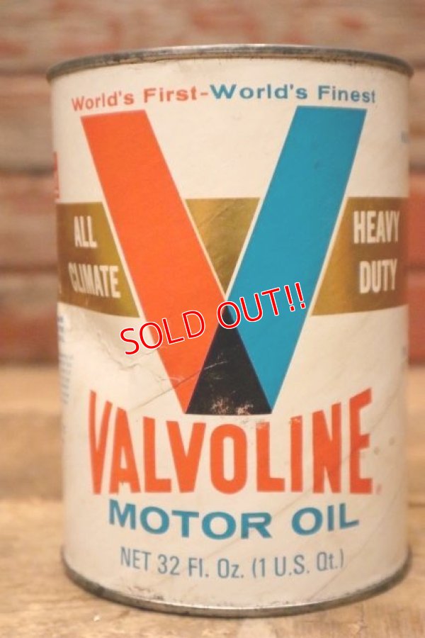 画像3: dp-240207-18 VALVOLINE / MOTOR OIL One U.S. Quart Can
