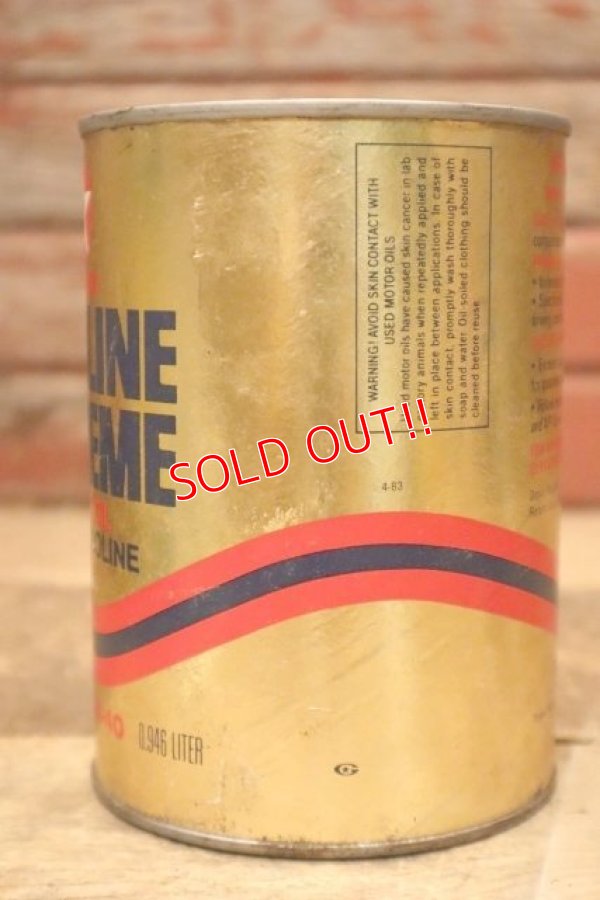 画像4: dp-240207-18 TEXACO / HAVOLINE SUPREME MOTOR OIL One U.S. Quart Can