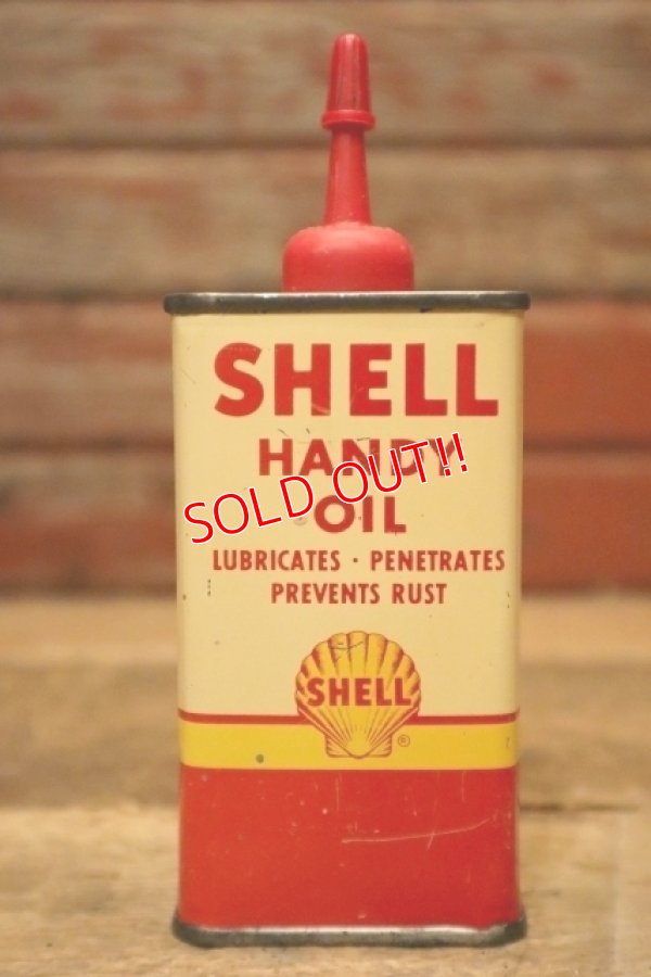 画像1: dp-240301-12 SHELL / 1950's-1960's Handy Oil Can