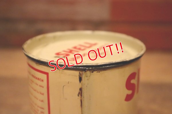 画像7: dp-240301-16 SHELL / 1950's-1960's One Pound Grease Can