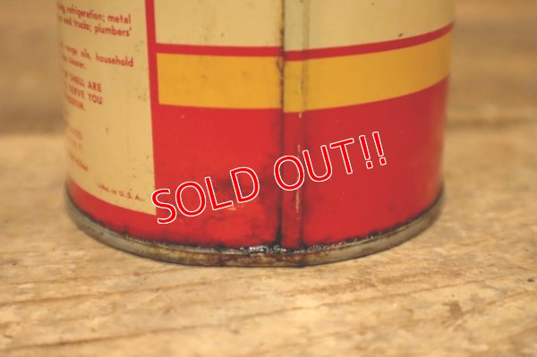 画像6: dp-240301-16 SHELL / 1950's-1960's One Pound Grease Can