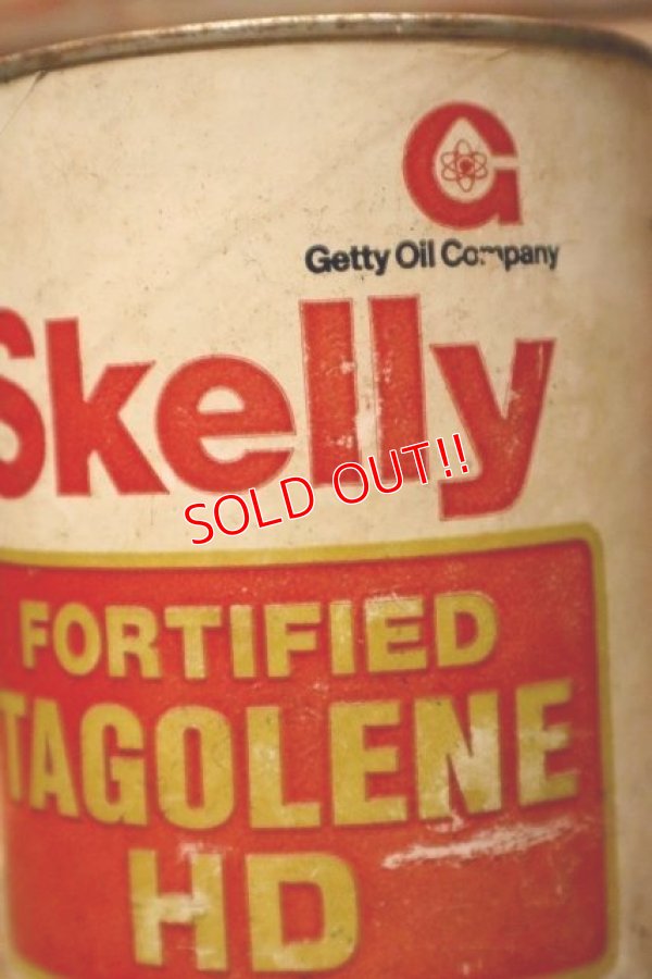 画像2: dp-240124-41 Skelly FORTIFIED TAGOLENE HD One U.S. Quart Motor Oil Can