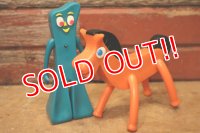 ct-240214-174 GUMBY & POKEY / Trendmasters 1995 Talking Figure Set