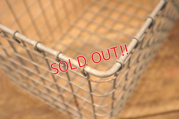 画像7: dp-240124-36 KASPAR WIRE WORKS / Vintage Wire Basket "120"