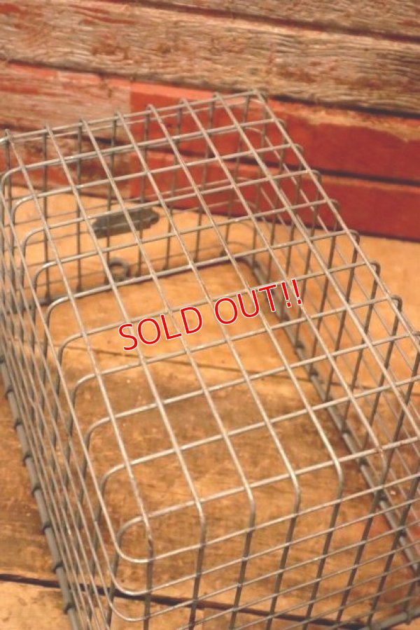 画像8: dp-240124-36 KASPAR WIRE WORKS / Vintage Wire Basket "120"