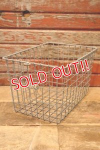 dp-240124-36 KASPAR WIRE WORKS / Vintage Wire Basket "120"