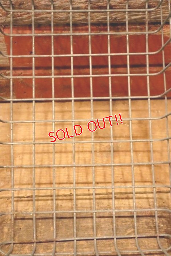 画像9: dp-240124-36 KASPAR WIRE WORKS / Vintage Wire Basket "120"