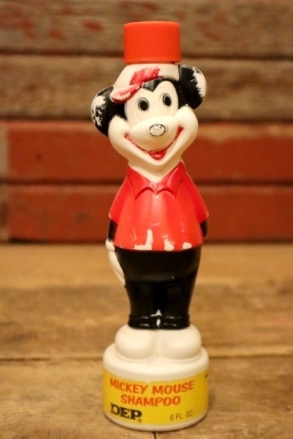 画像1: ct-240214-118 Mickey Mouse / DEP 1970's Shampoo Bottle