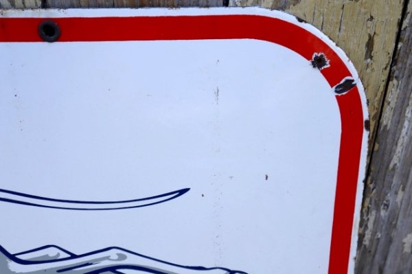 画像3: dp-240301-03 GREYHOUND / 1950's W-sided Porcelain Sign