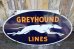 画像8: dp-240301-02 GREYHOUND / 1950's W-sided Porcelain Sign