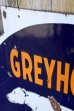 画像5: dp-240301-02 GREYHOUND / 1950's W-sided Porcelain Sign