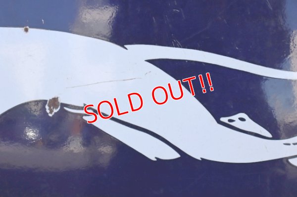 画像7: dp-240301-02 GREYHOUND / 1950's W-sided Porcelain Sign