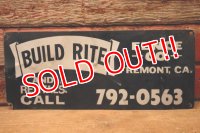 dp-240207-22 BUILD RITE FENCE CO. Metal Sign