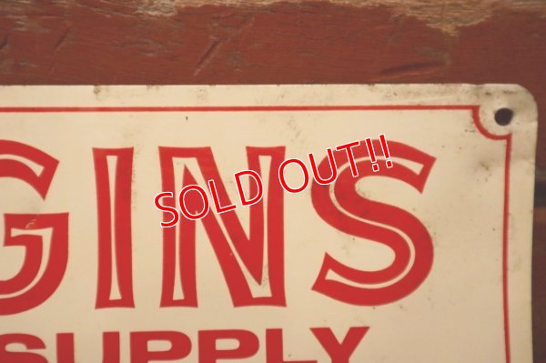 画像3: dp-240207-22 COGGINS FENCE & SUPPLY Metal Sign
