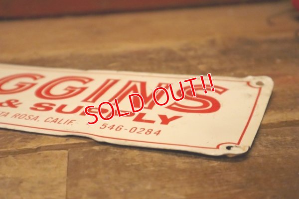 画像5: dp-240207-22 COGGINS FENCE & SUPPLY Metal Sign