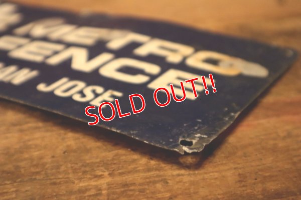 画像6: dp-240207-22 METRO FENCE Metal Sign
