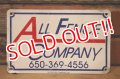 dp-240207-22 ALL FENCE COMPANY Metal Sign