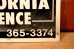 画像3: dp-240207-22 NORTHERN CALIFORNIA FENCE Metal Sign (3)