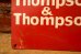 画像2: dp-240207-22 Thompson & Thompson Fence Co., Inc. Metal Sign (2)