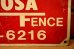 画像3: dp-240207-22 KOROSA FENCE Metal Sign