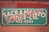 dp-240207-22 SACRAMENT FENCE CO. Metal Sign