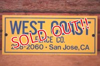 dp-240207-22 WEST COAST FENCE CO. Metal Sign