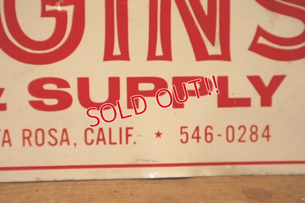 画像4: dp-240207-22 COGGINS FENCE & SUPPLY Metal Sign