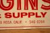 画像4: dp-240207-22 COGGINS FENCE & SUPPLY Metal Sign