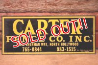 dp-240207-22 CARTER FENCE CO. INC. Metal Sign
