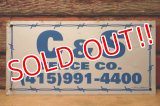 dp-240207-22 C & S FENCE CO. Metal Sign