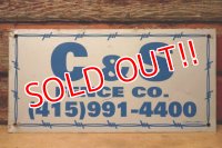 dp-240207-22 C & S FENCE CO. Metal Sign