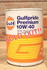 dp-230901-120 Gulf / Gulfpride Premium 10W 40 U.S. Quart Motor Oil Can