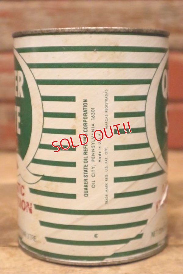 画像5: dp-230901-120 QUAKER STATE / F-L-M AUTOMATIC TRANSMISSION FLUID One U.S.Quart Can