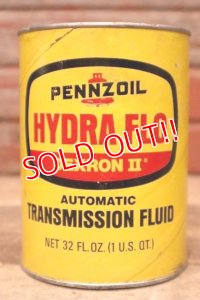 dp-230901-120 PENNZOIL / HYDRA FLO DEXRON II AUTOMATIC TRANSMISSION FLUID One U.S.Quart Oil Can