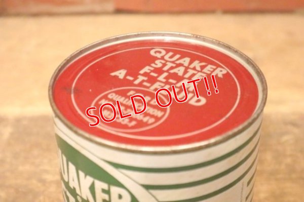 画像7: dp-230901-120 QUAKER STATE / F-L-M AUTOMATIC TRANSMISSION FLUID One U.S.Quart Can