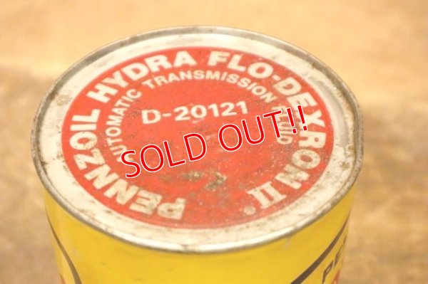 画像6: dp-230901-120 PENNZOIL / HYDRA FLO DEXRON II AUTOMATIC TRANSMISSION FLUID One U.S.Quart Oil Can