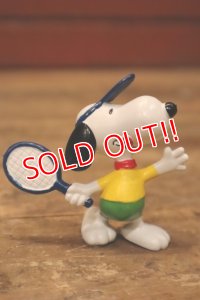 ct-240214-195 Snoopy / Schleich PVC Figure "Tennis"