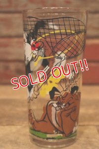 gs-240301-09 【エラー品】Tweety & Sylvester / PEPSI 1976 Collector Series Glass