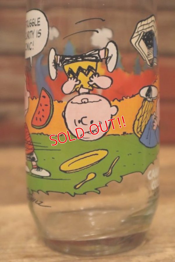 画像3: gs-240207-24 McDonald's / 1983 Camp Snoopy Collection Glass "Linus"