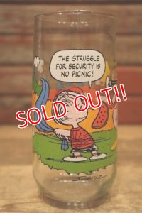 gs-240207-24 McDonald's / 1983 Camp Snoopy Collection Glass "Linus"